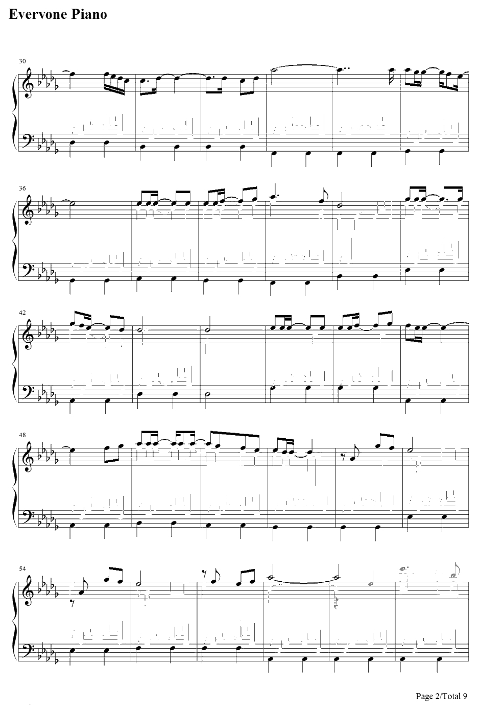 最后の制服钢琴谱-AKB482