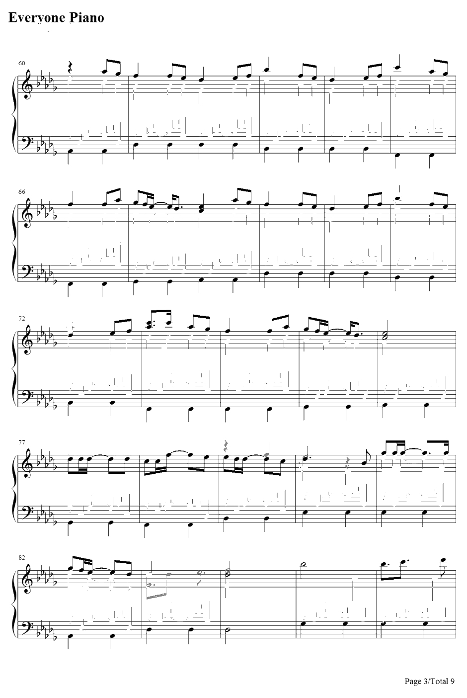 最后の制服钢琴谱-AKB483