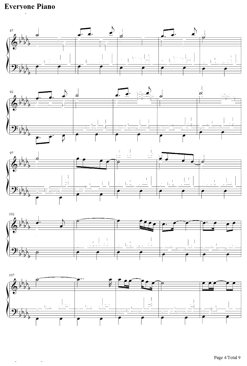 最后の制服钢琴谱-AKB484