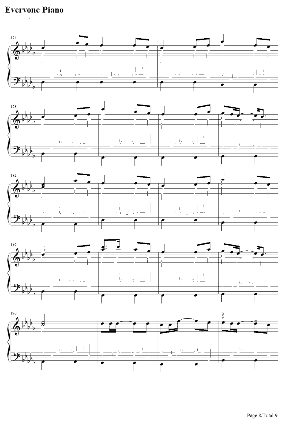 最后の制服钢琴谱-AKB488