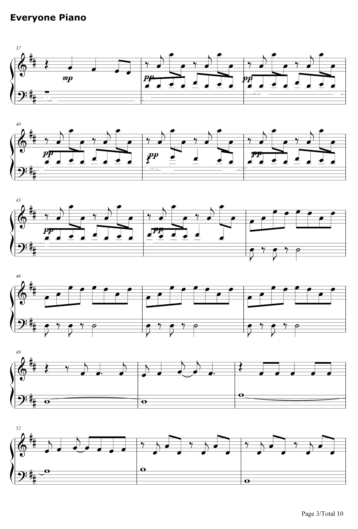 Love Story Meets Viva La Vida钢琴谱-ThePianoGuys-3