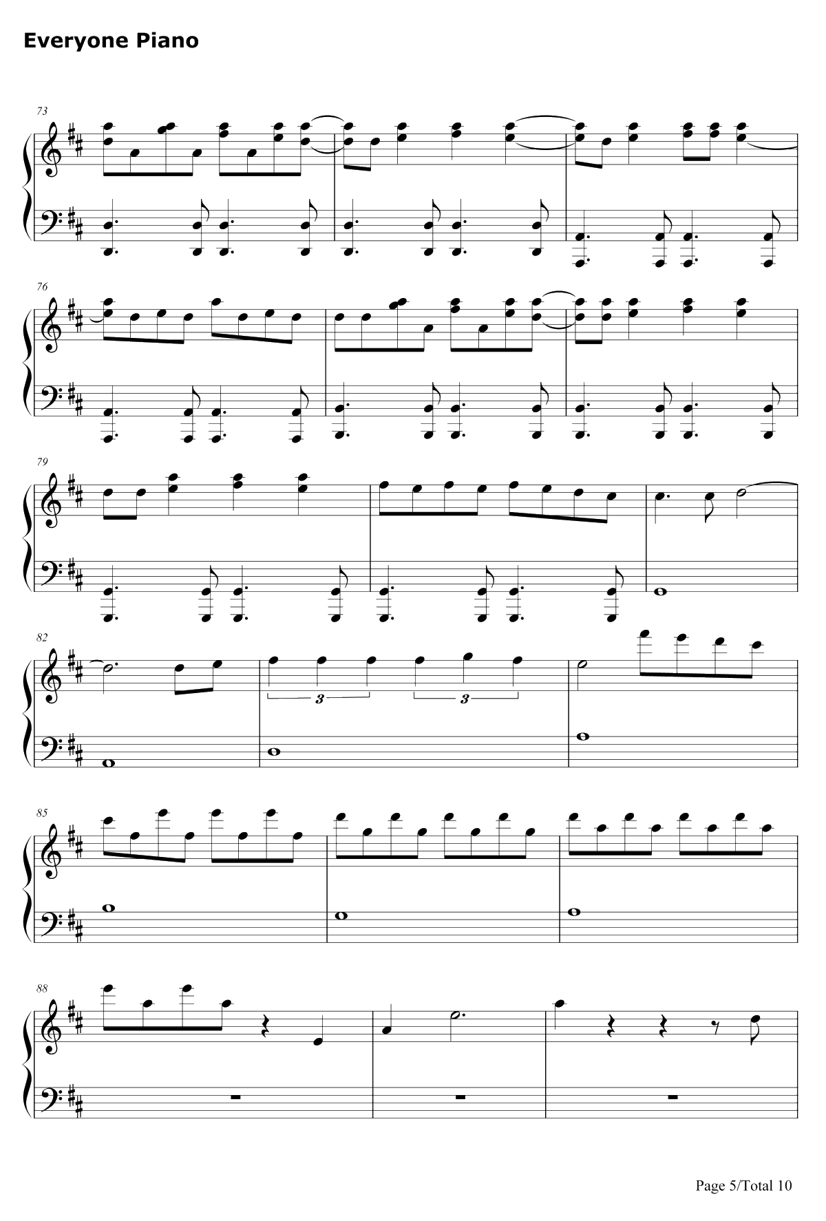 Love Story Meets Viva La Vida钢琴谱-ThePianoGuys-5