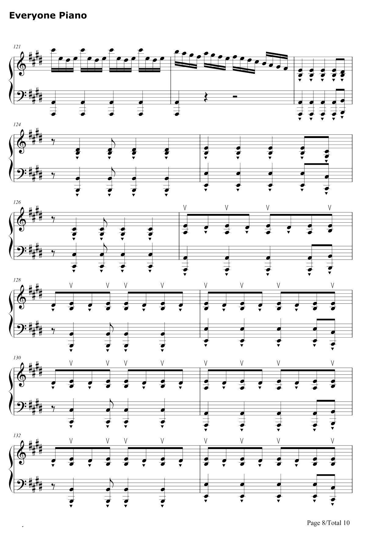 Love Story Meets Viva La Vida钢琴谱-ThePianoGuys-8