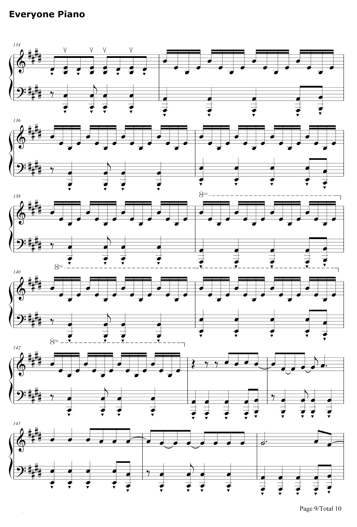 Love Story Meets Viva La Vida钢琴谱-ThePianoGuys-9