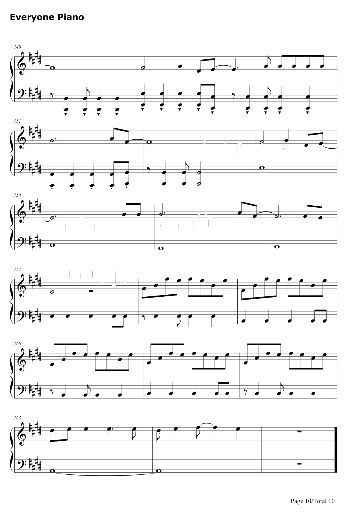 Love Story Meets Viva La Vida钢琴谱-ThePianoGuys-10