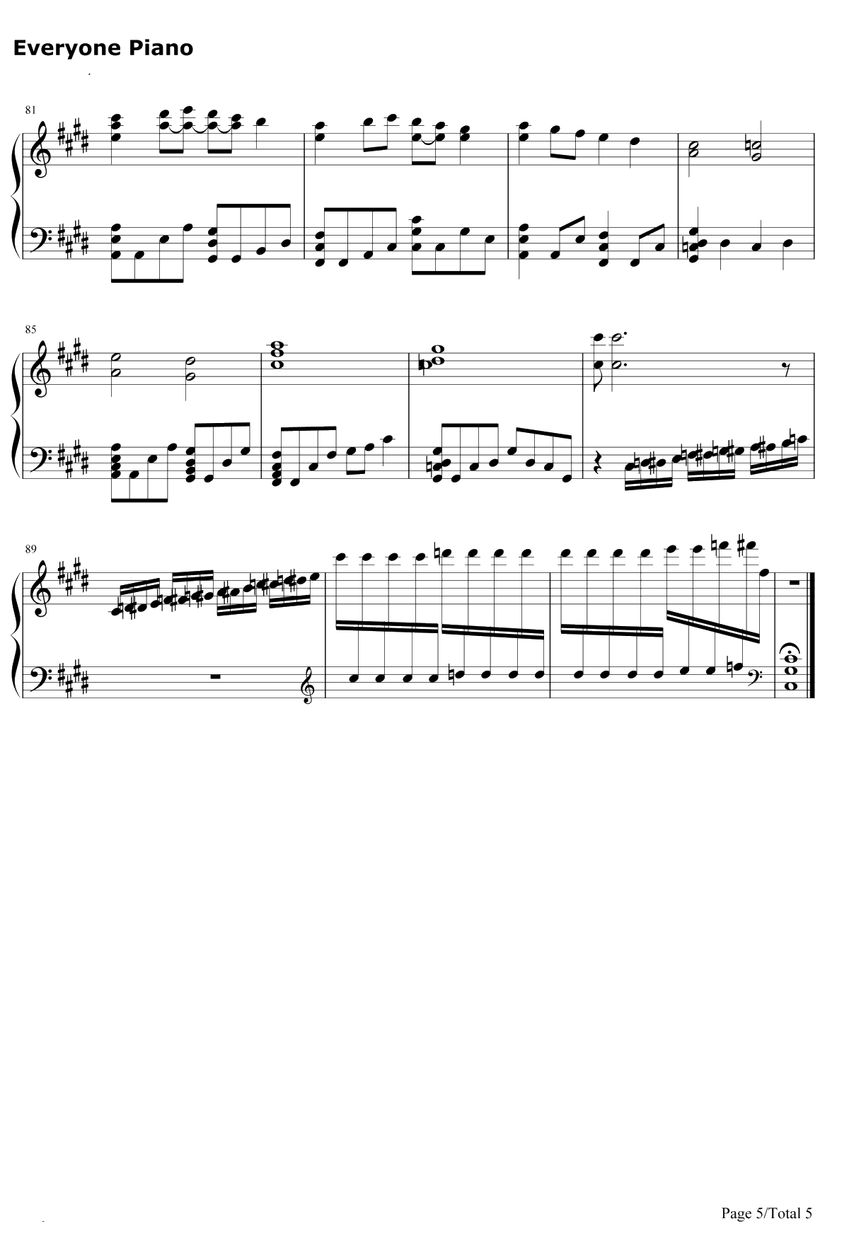 Luminous Sword钢琴谱-梶浦由记-刀剑神域OST5