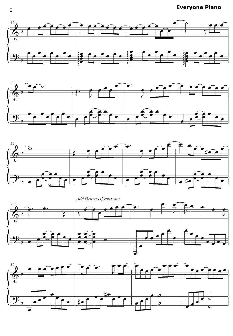 No More Time Machine钢琴谱-LiSA-刀剑神域ⅡED22