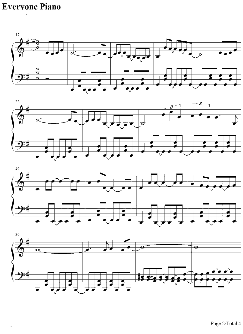 HANABI钢琴谱-いきものがかり生物股长-死神ED72