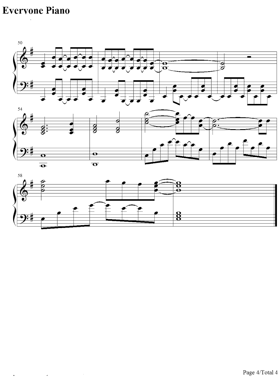 HANABI钢琴谱-いきものがかり生物股长-死神ED74