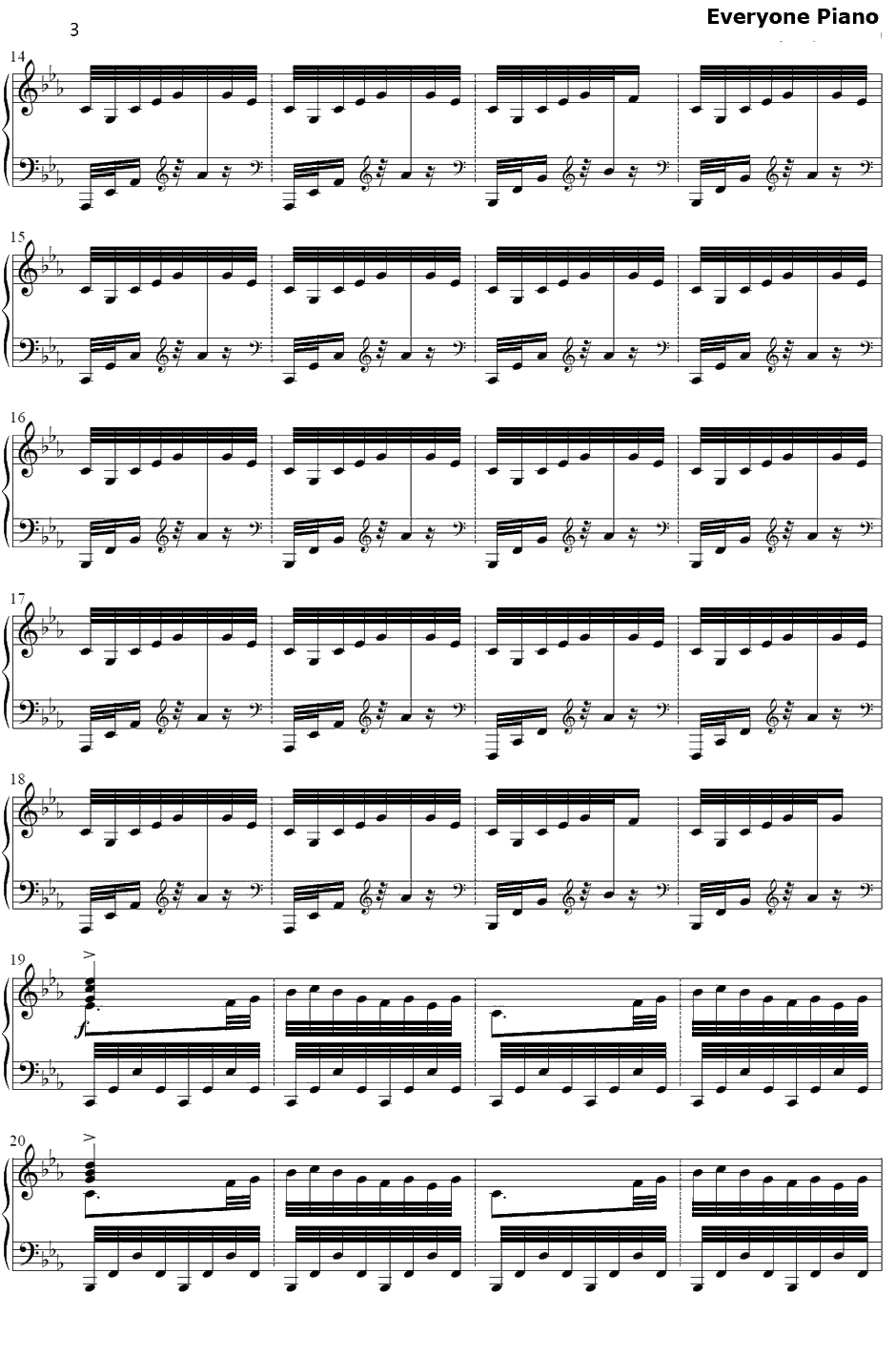 Final Frontier钢琴谱-ThomasBergersen-星际穿越插曲3