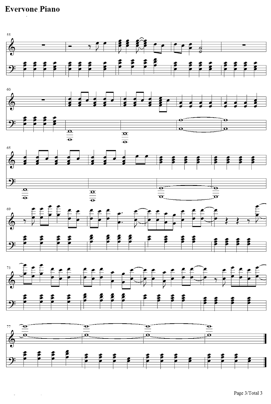 Stay钢琴谱-Rihannaft.MikkyEkko3