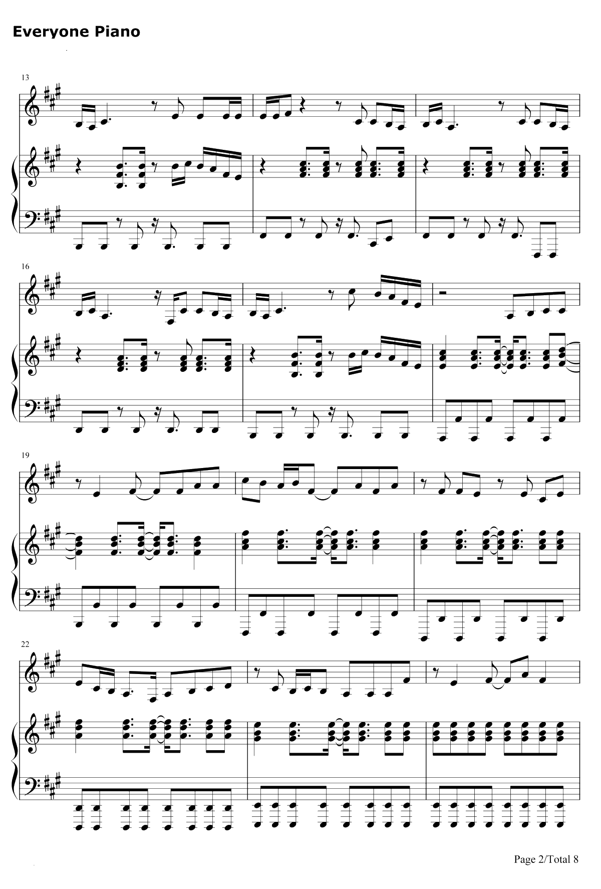 Ghost钢琴谱-EllaHenderson2