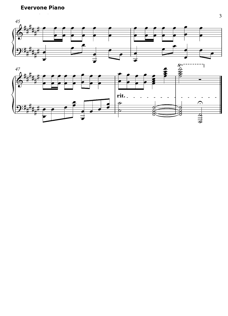 ニブンノイチ钢琴谱-BACK-ON-敢达创战者OP13