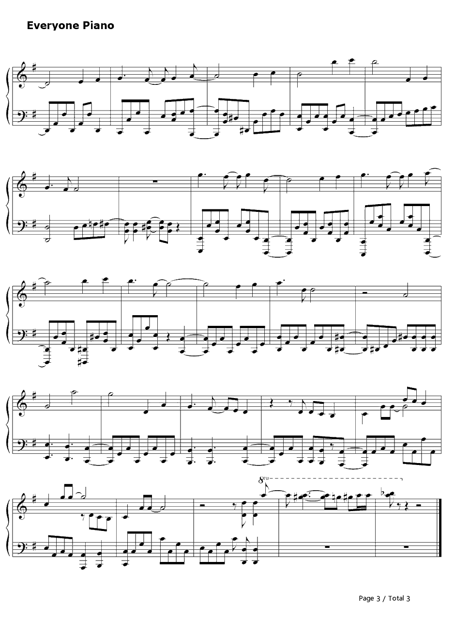 The Last Day of My Adolescence钢琴谱-神原骏河（泽城美雪）-物语系列2ndSeasonOP3