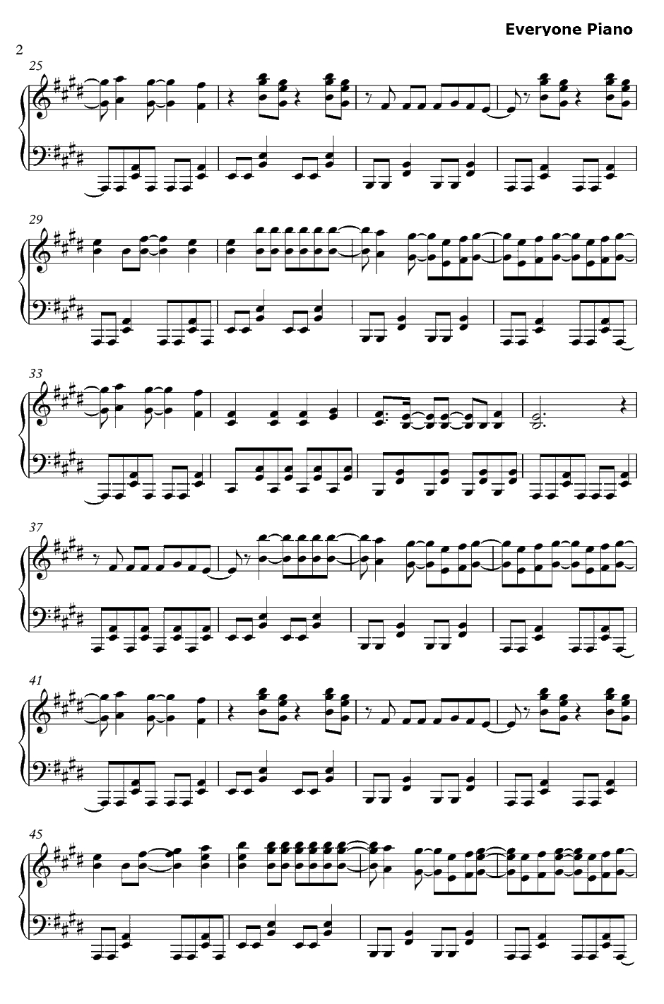 Mysterious Magic钢琴谱-DoasInfinity-妖精的尾巴OP172