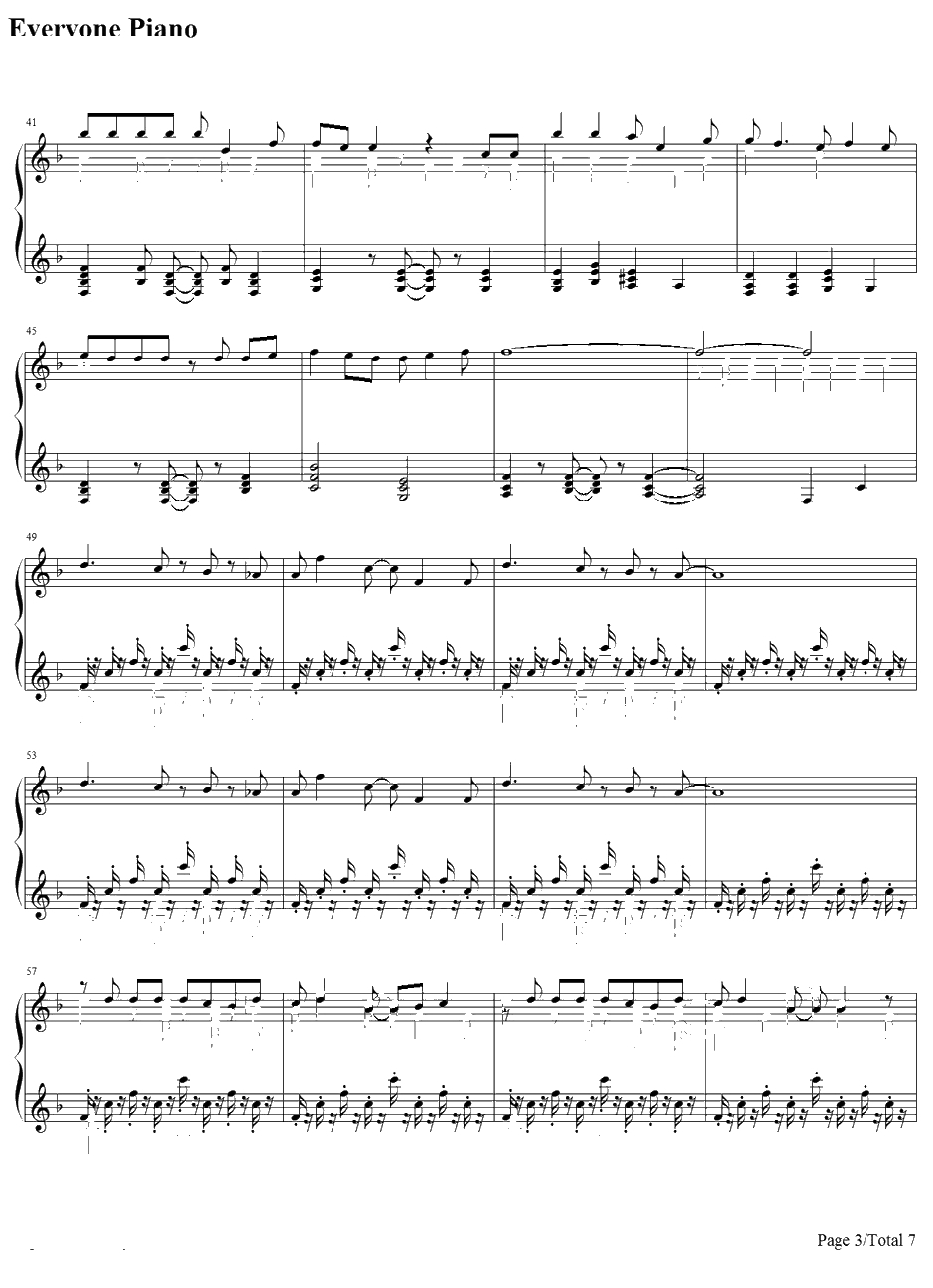 光と影のロマン钢琴谱-宇德敬子-光与影的浪漫-名侦探柯南ED33