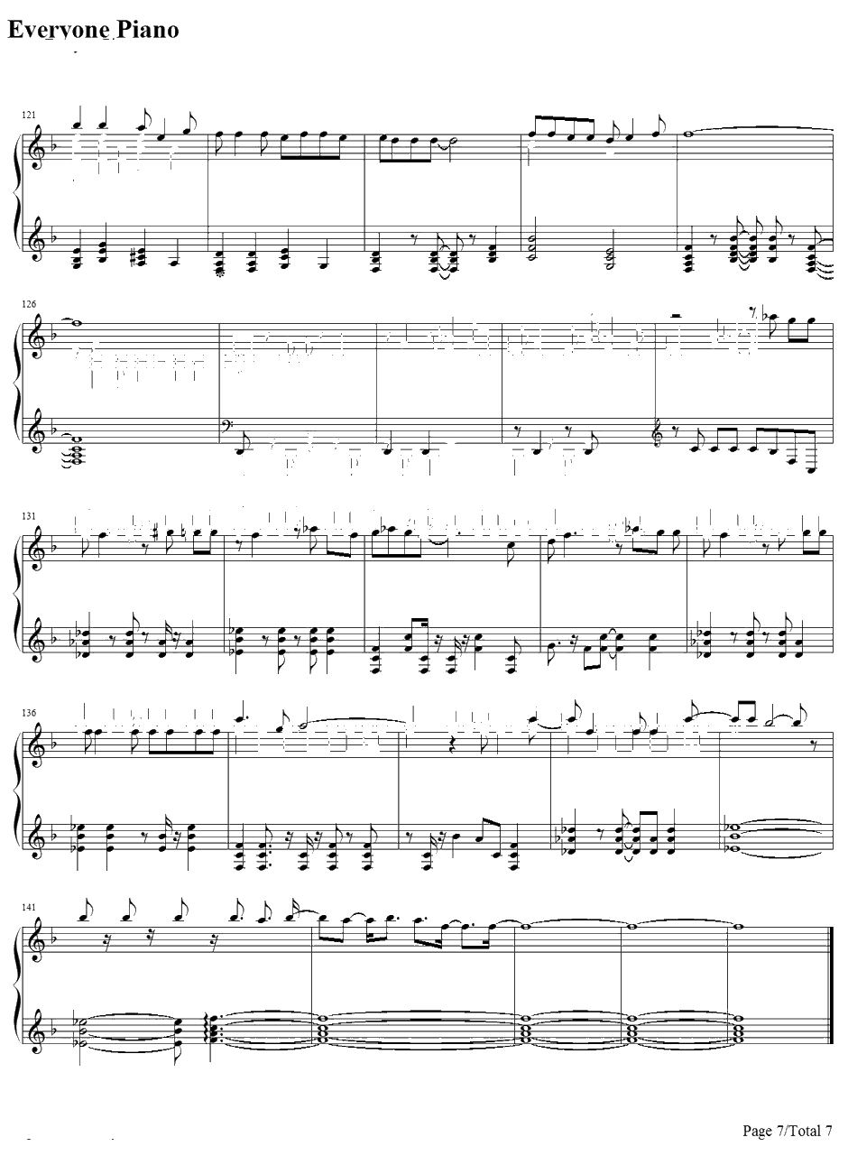 光と影のロマン钢琴谱-宇德敬子-光与影的浪漫-名侦探柯南ED37