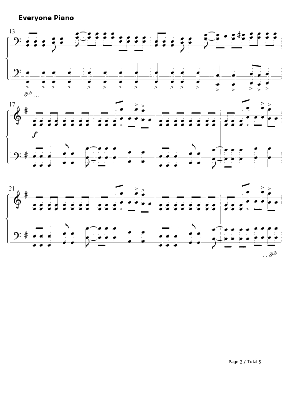 JOINT钢琴谱-川田まみ（川田麻美）-灼眼的夏娜ⅡOP12