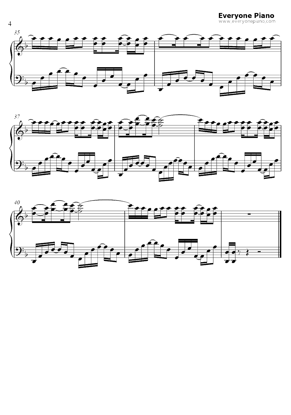 Faint钢琴谱-LinkinPark4