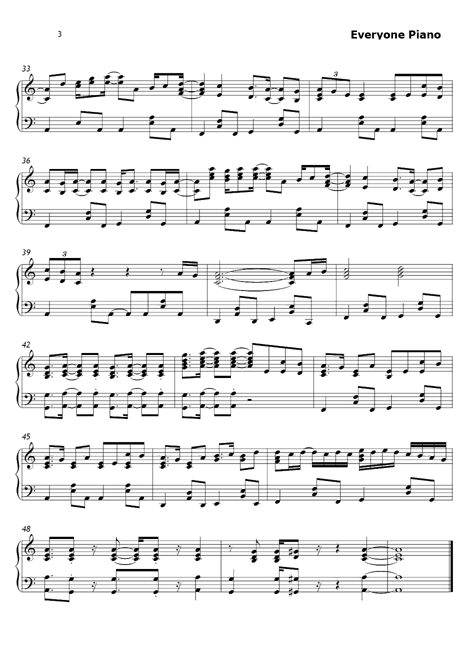 Northern Lights钢琴谱-林原惠美-通灵王OP23