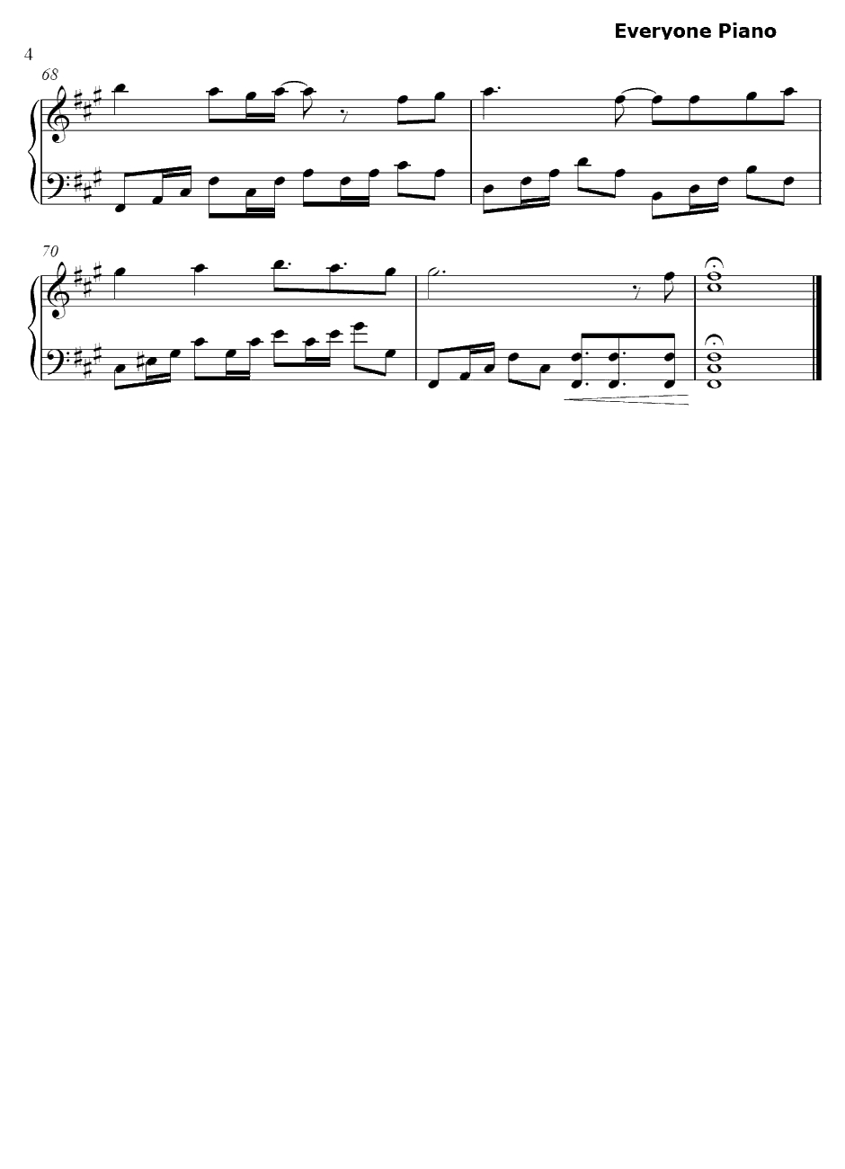 I'll Believe钢琴谱-ALTIMA（MAON、SAT、motsu）-灼眼的夏娜ⅢED14