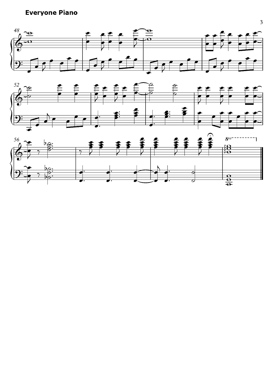 ドラマチックマーケットライド钢琴谱-北白川玉子（洲崎绫）-玉子市场OP3