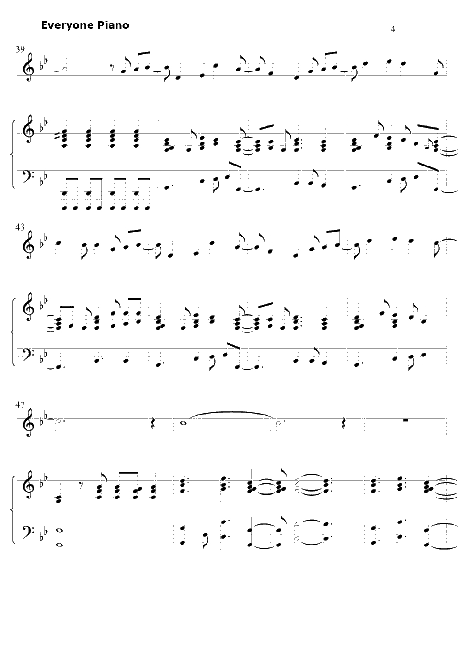 Agape钢琴谱-メロキュア-圆盘皇女OST4