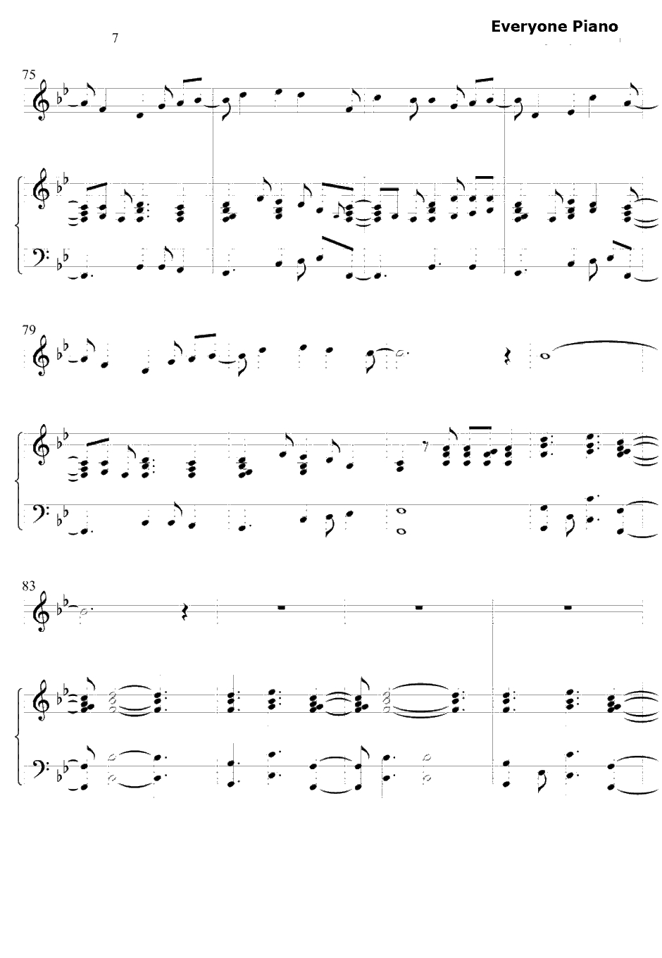 Agape钢琴谱-メロキュア-圆盘皇女OST7