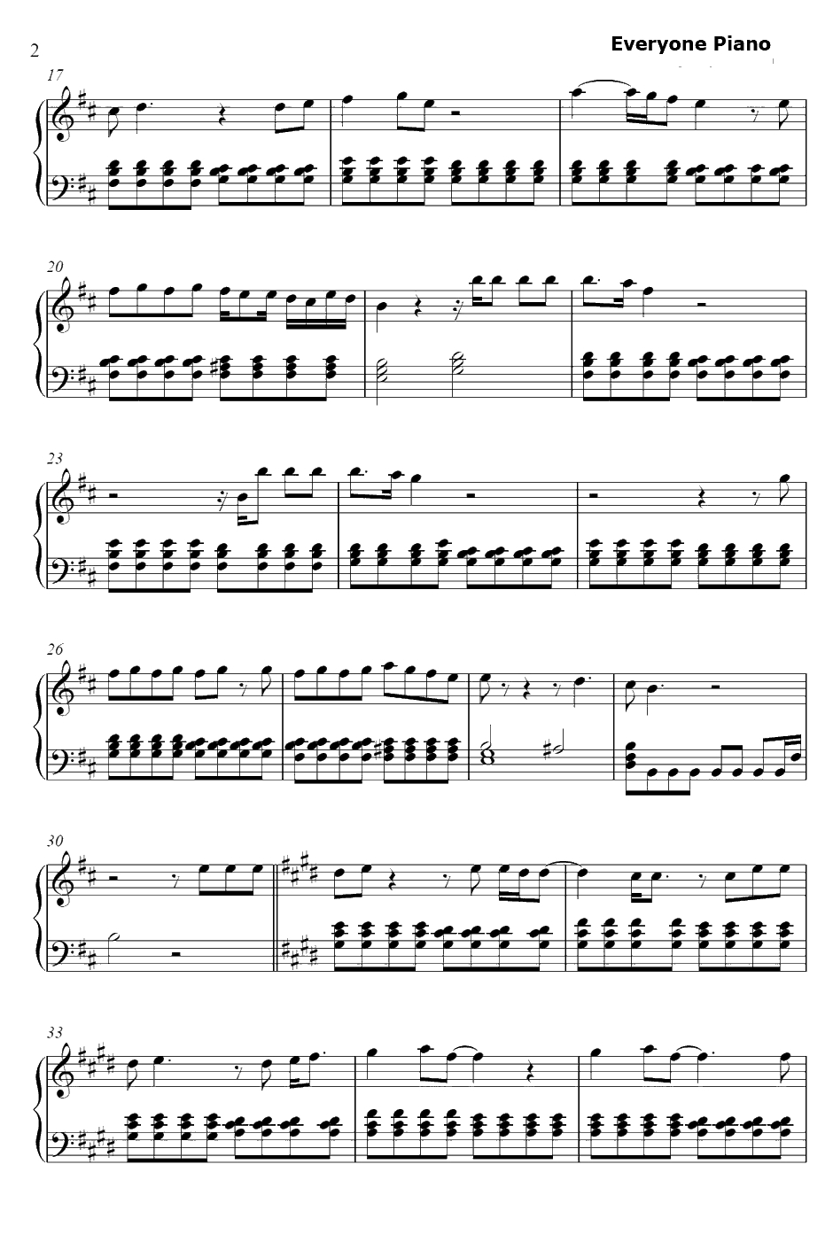 The Show Must Go On钢琴谱-Queen2