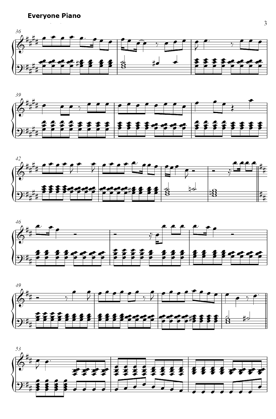 The Show Must Go On钢琴谱-Queen3