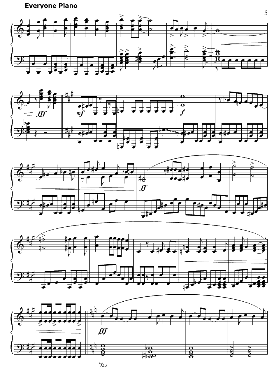 カッコ悪いIloveyou!钢琴谱-FrenchKiss(フレンチ・キス)-太逊了Iloveyou!-学园救援团OP15