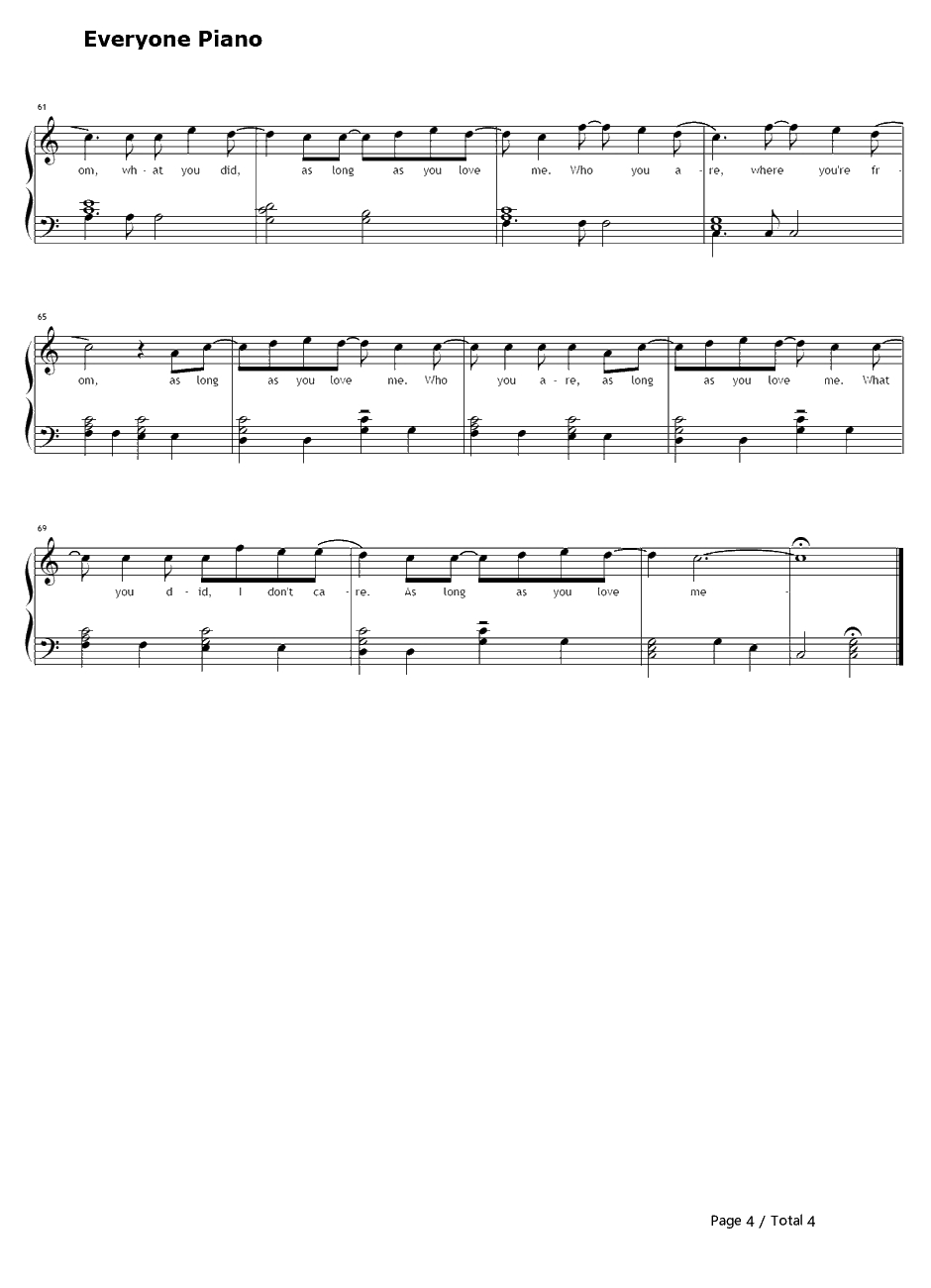 As Long as You Love Me钢琴谱-BackstreetBoys4