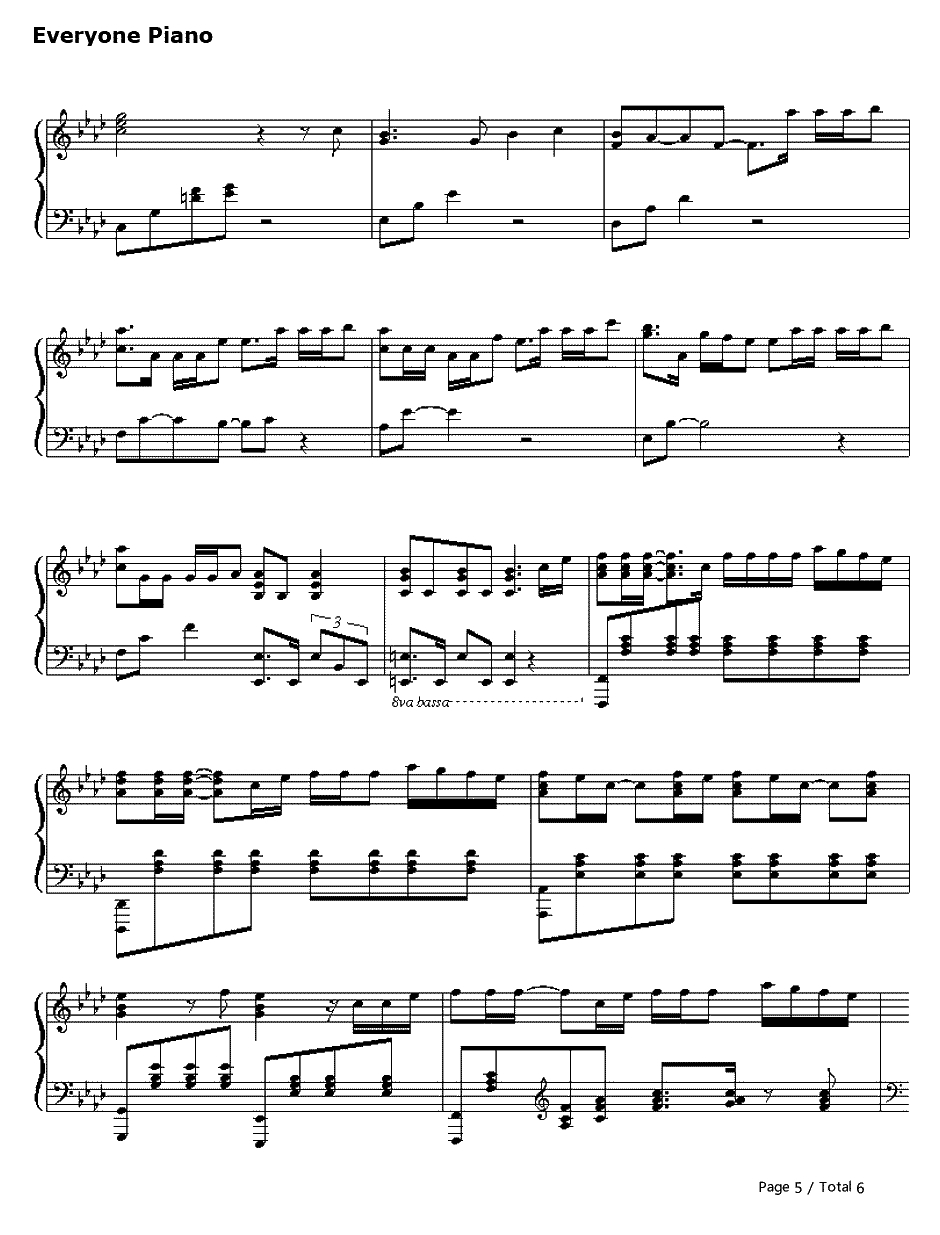 Trap钢琴谱-刘宪华-Junior-M成员刘宪华5