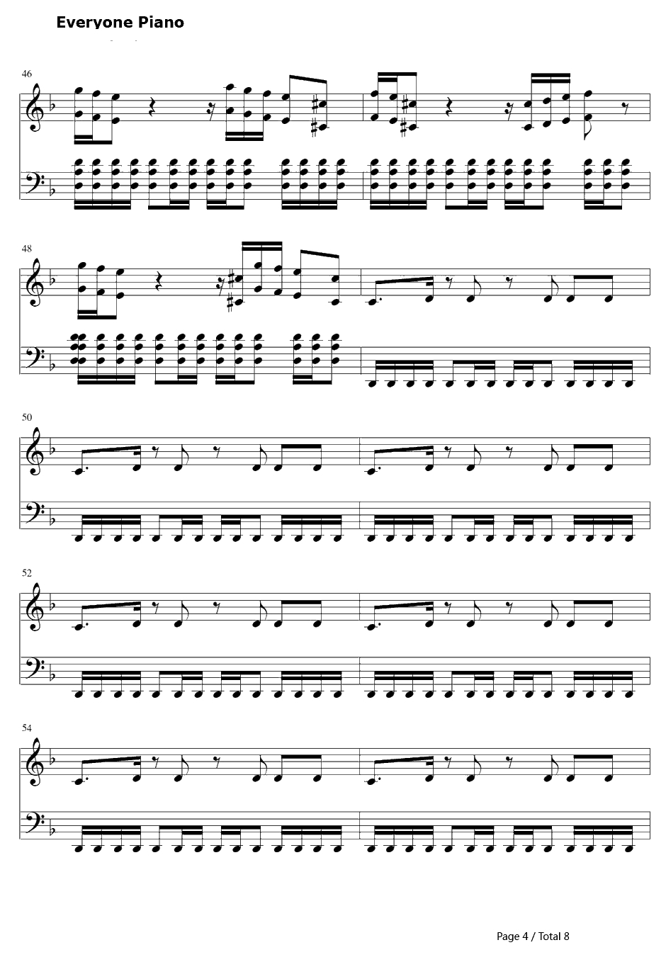 Mein Herz Brennt钢琴谱-Rammstein4