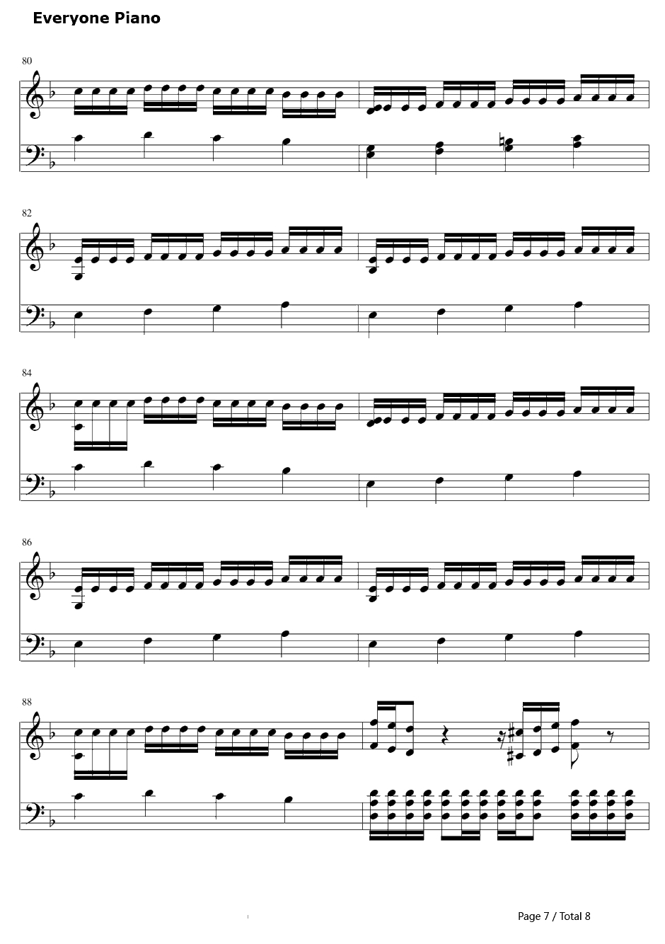 Mein Herz Brennt钢琴谱-Rammstein7