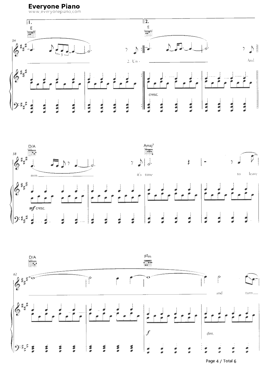 To Build a Home钢琴谱-TheCinematicOrchestra4