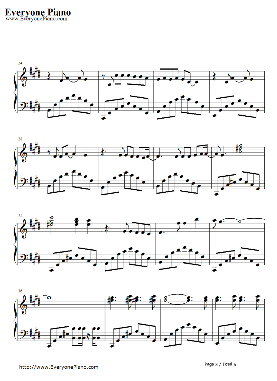 Crawling钢琴谱-LinkinPark3