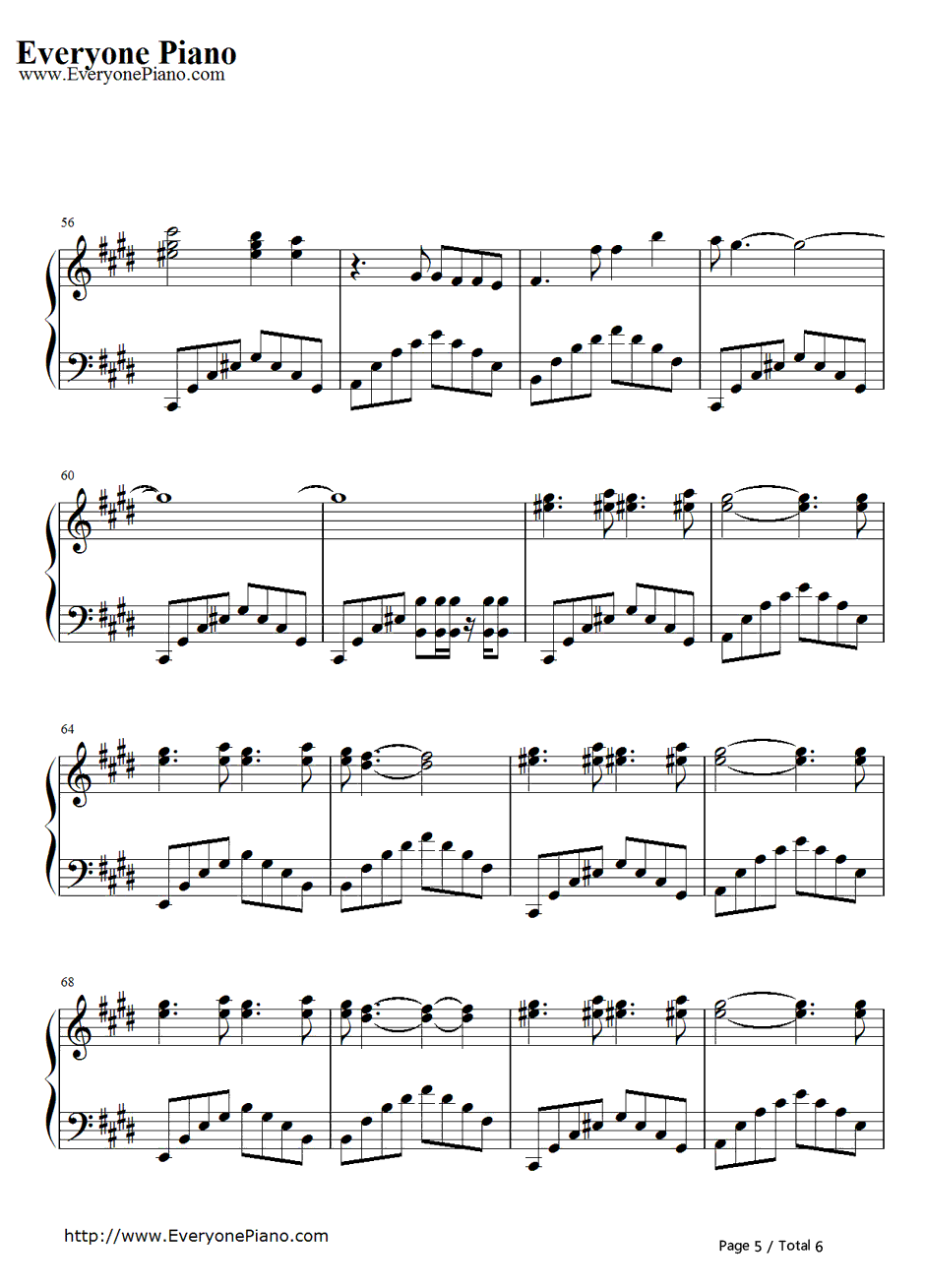 Crawling钢琴谱-LinkinPark5