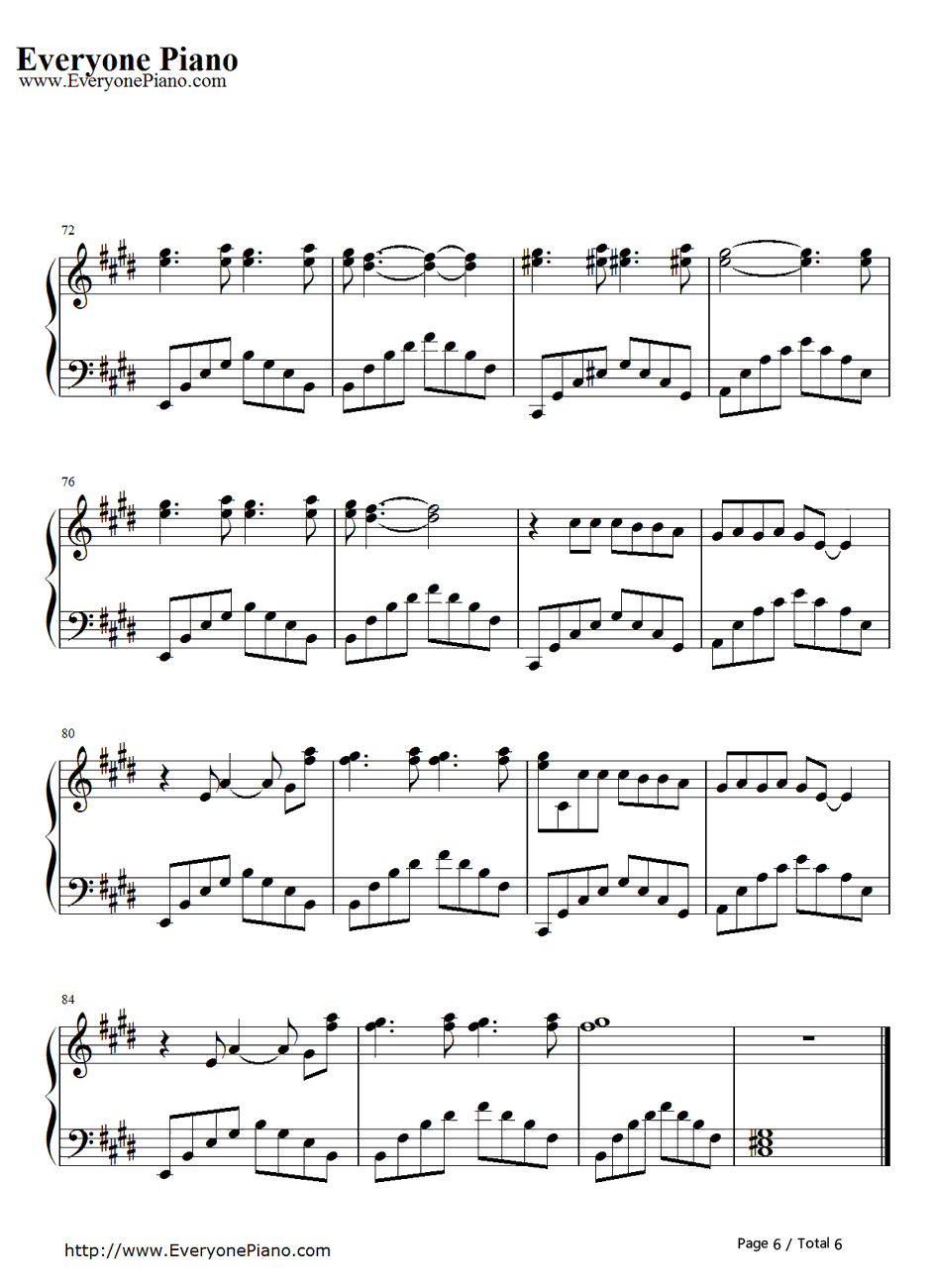 Crawling钢琴谱-LinkinPark6