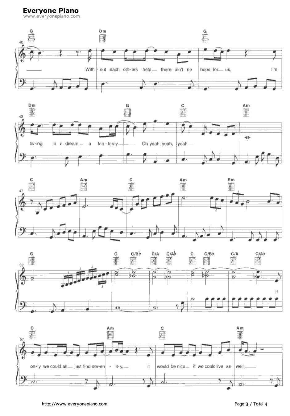 Dreamer钢琴谱-OzzyOsbourne3