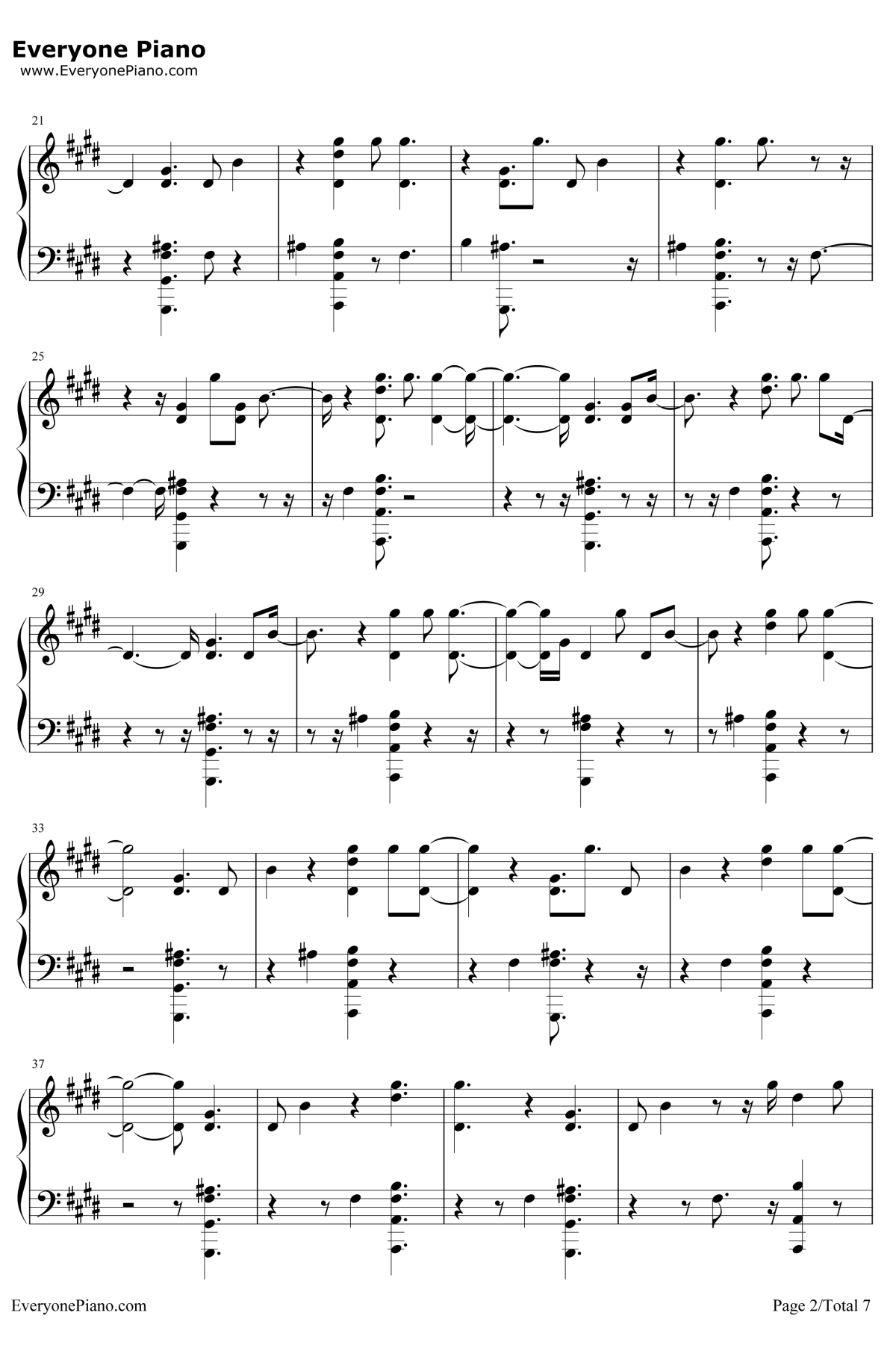 Already Won钢琴谱-Kehlani2