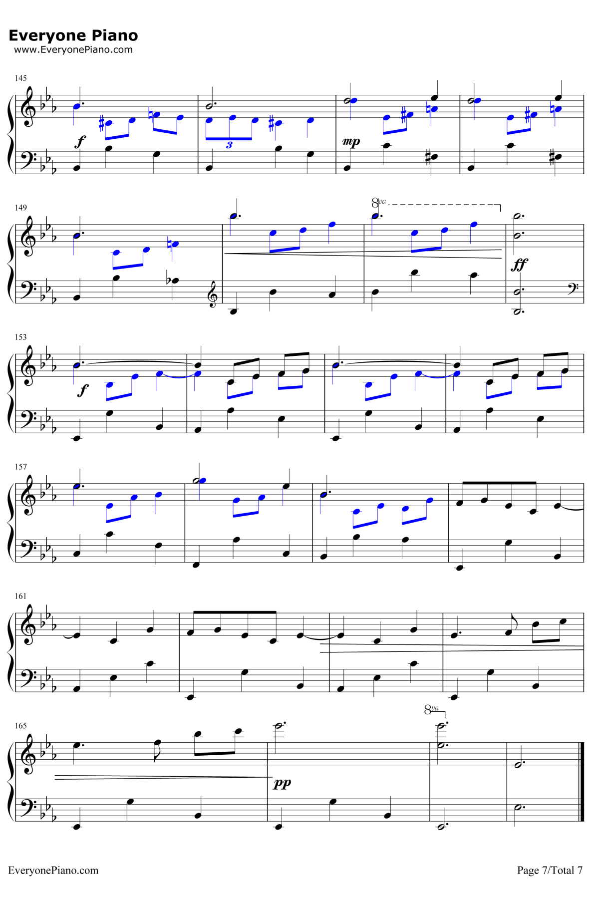 浪漫圆舞曲钢琴谱-德奥达·德·塞弗拉克7