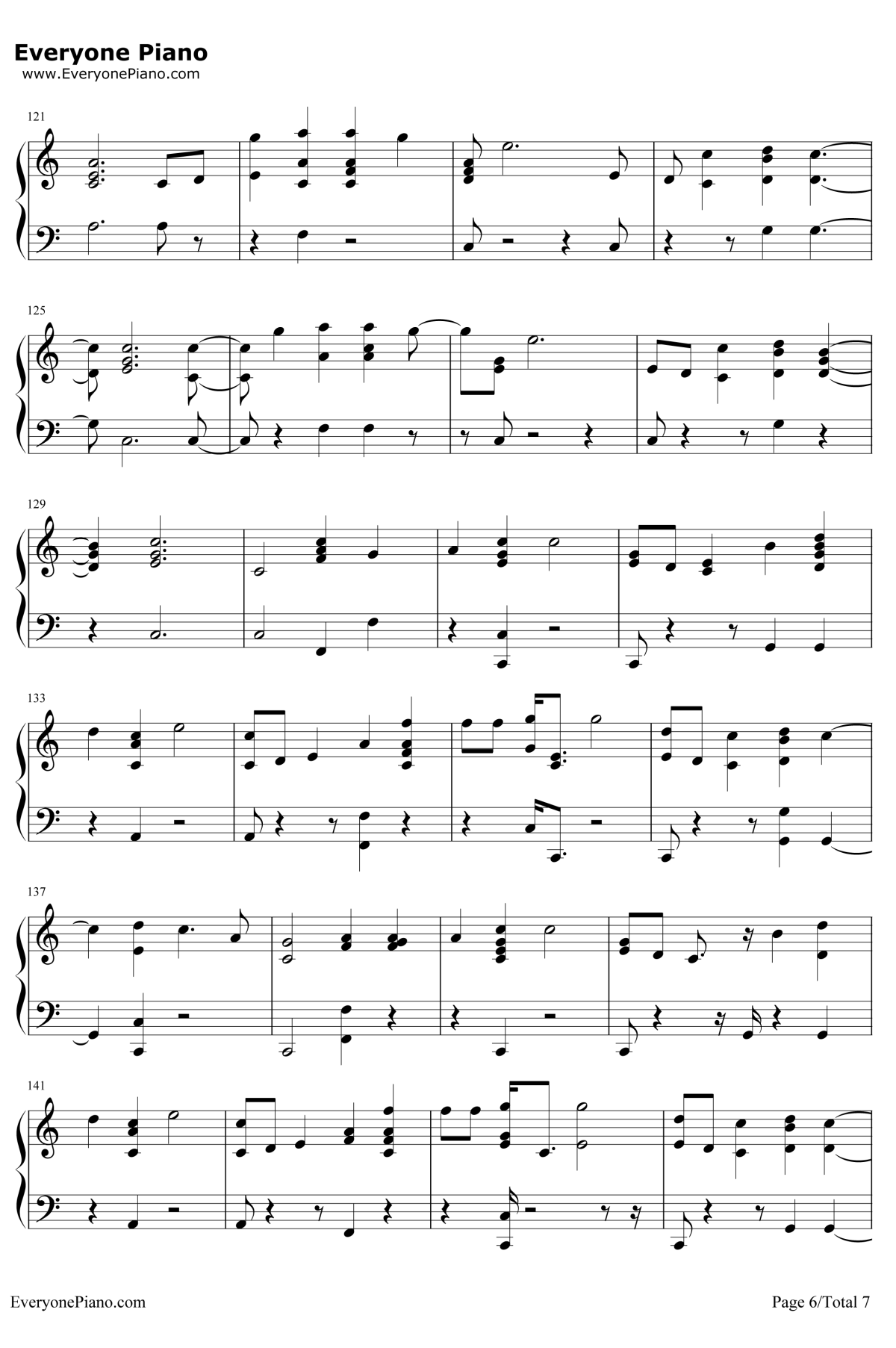 These Days钢琴谱-Rudimental6