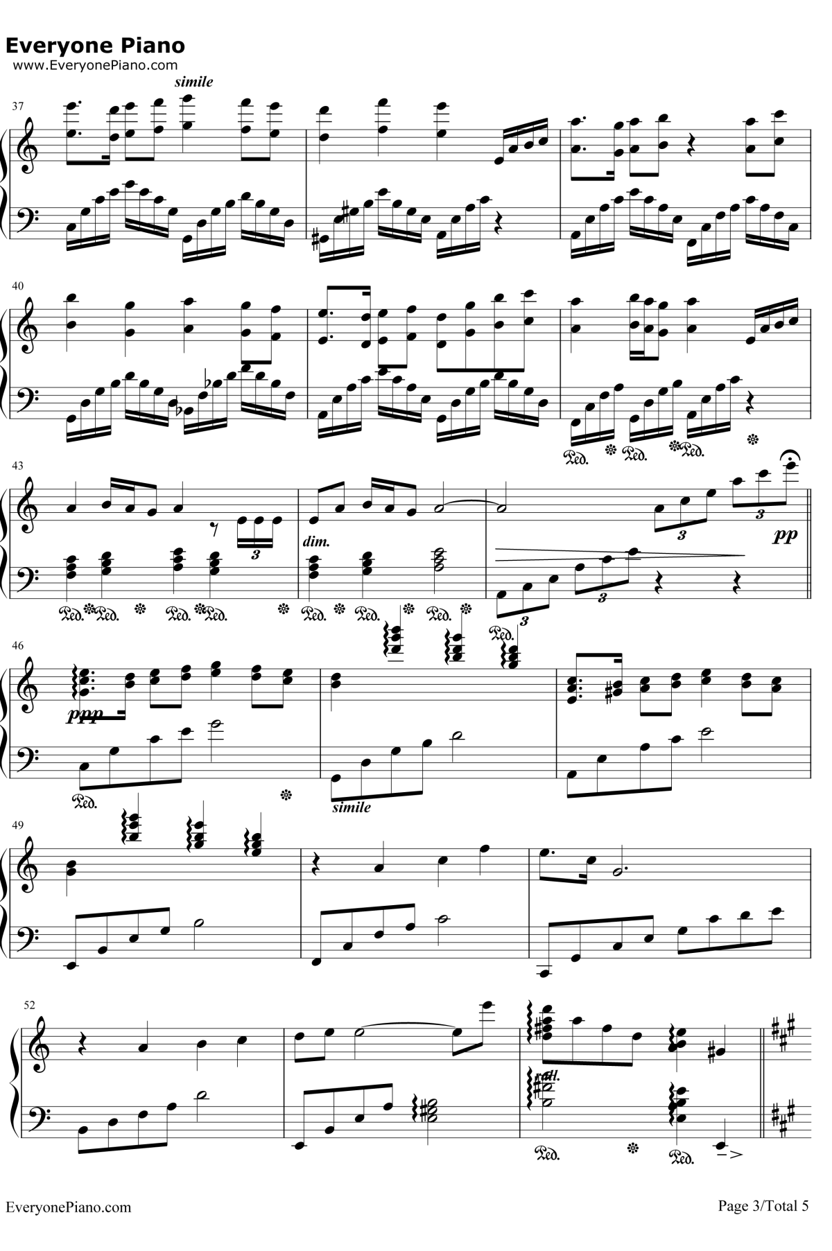 Ronfaure钢琴谱-植松伸夫3