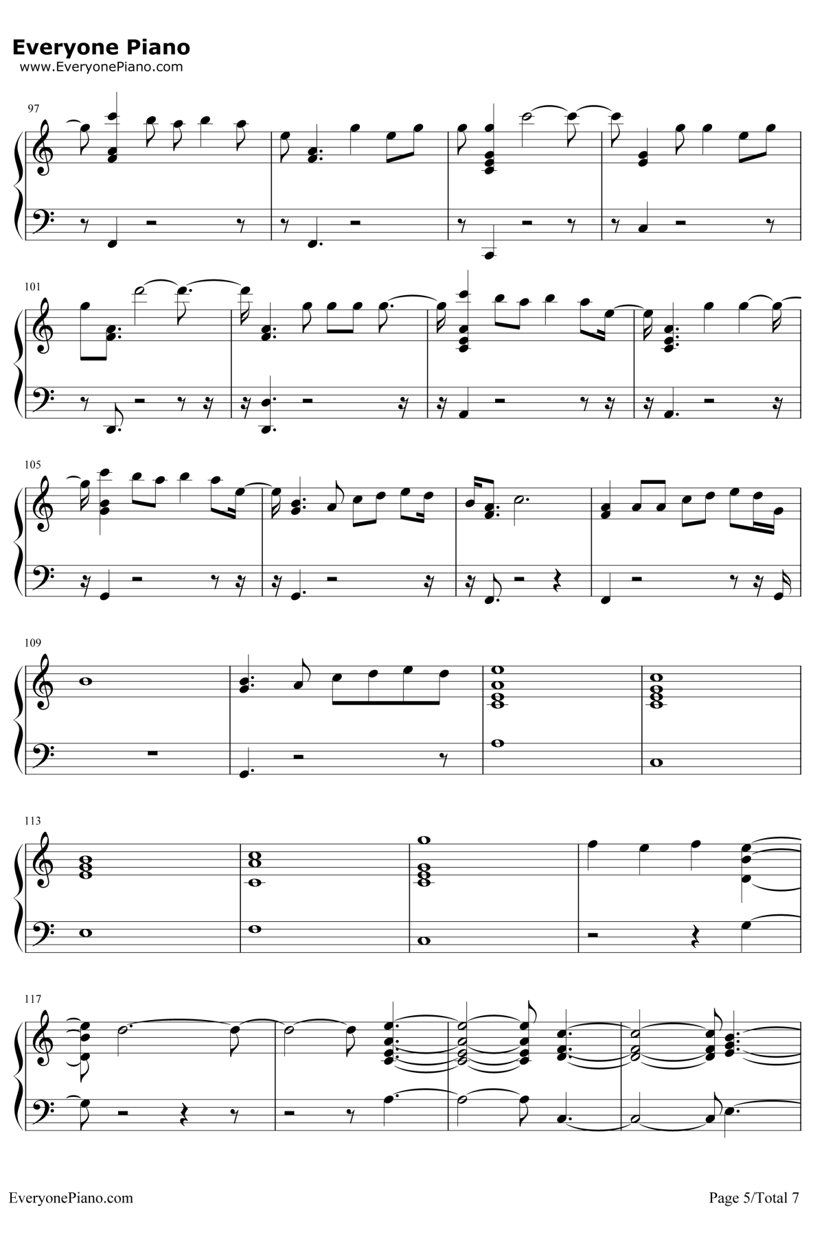 Capital Letters钢琴谱-Hailee Steinfeld5