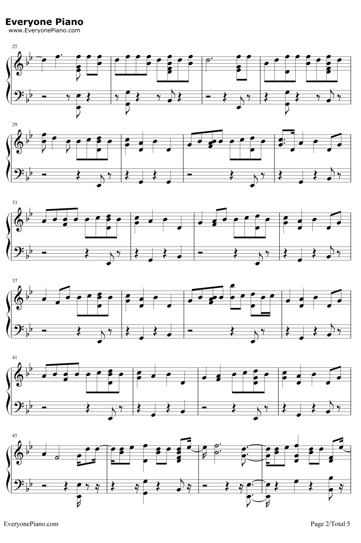 No Drama钢琴谱-Tinashe2