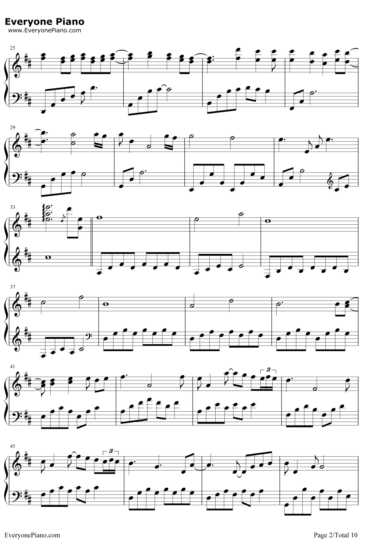 卡农变奏曲钢琴谱-大卫.蓝兹2