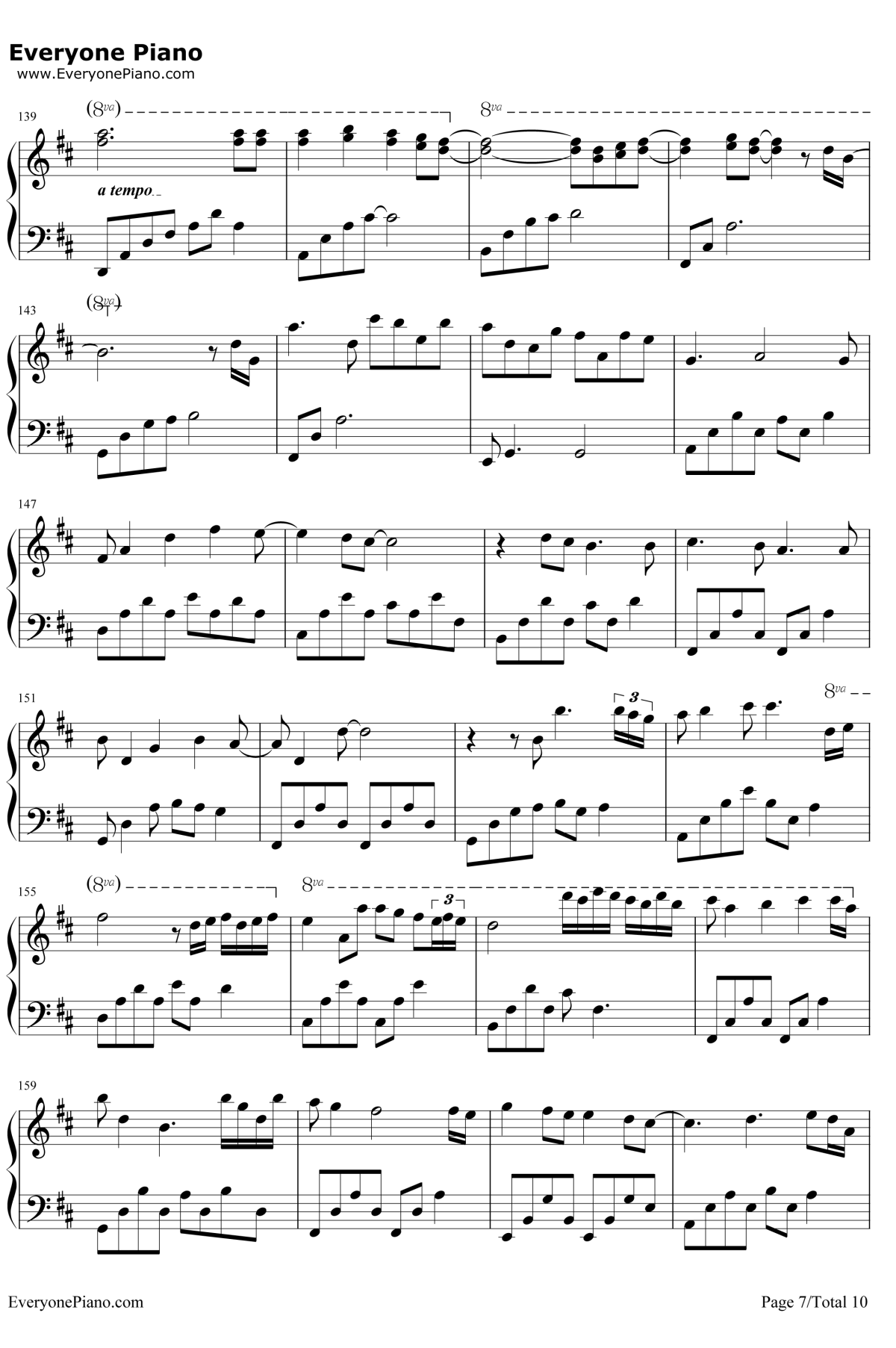 卡农变奏曲钢琴谱-大卫.蓝兹7