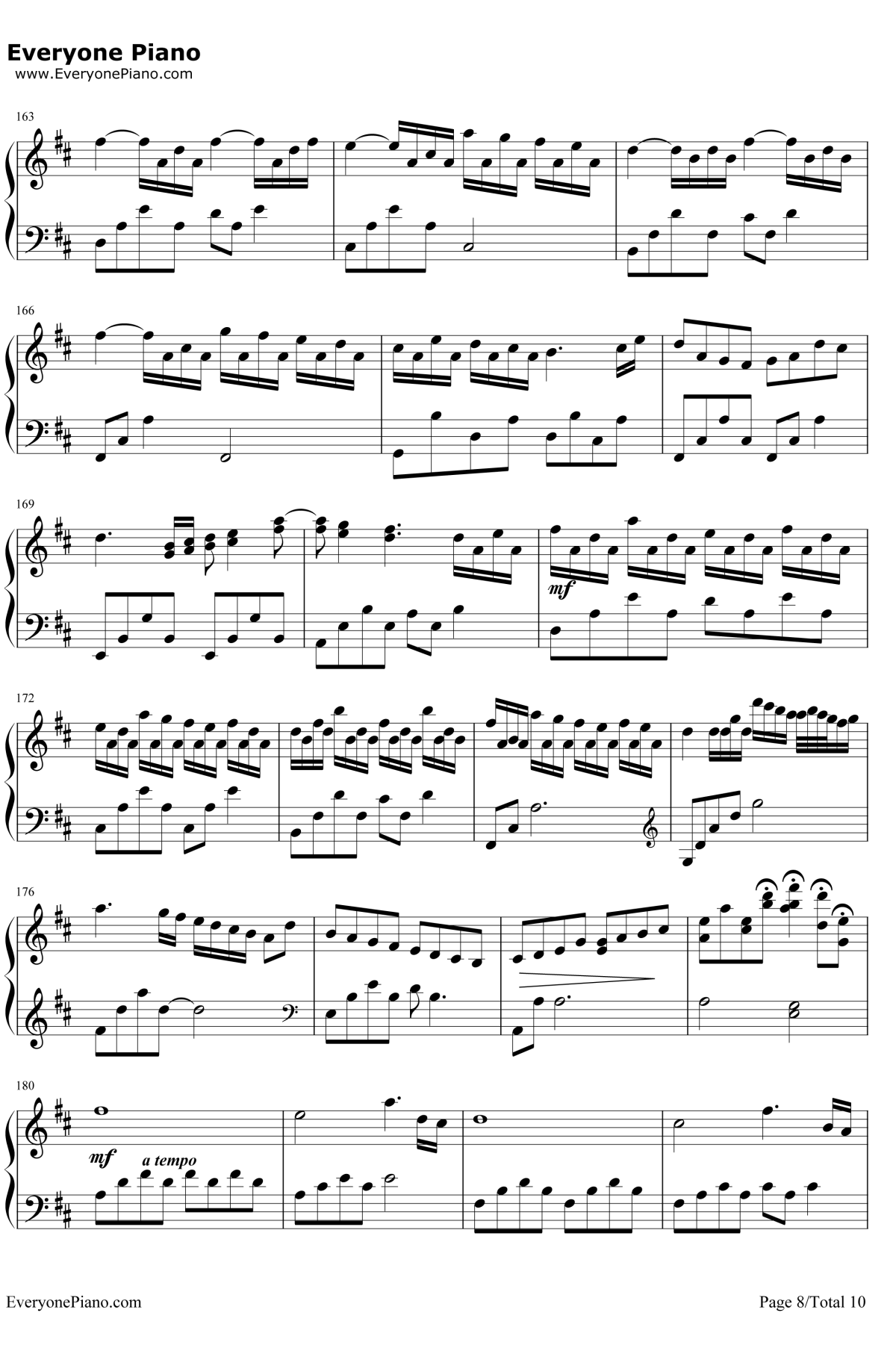 卡农变奏曲钢琴谱-大卫.蓝兹8