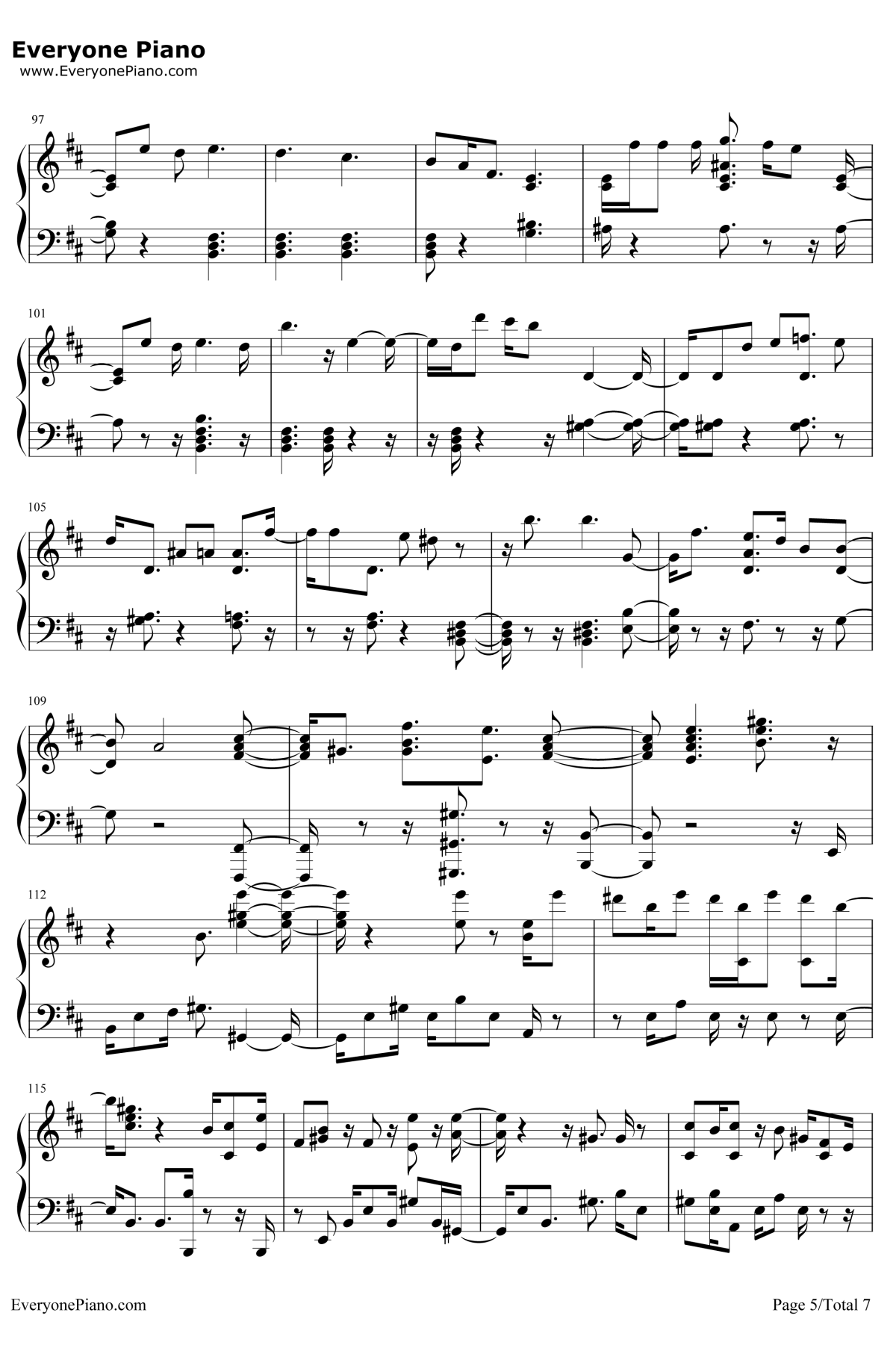 If You Leave Me Now钢琴谱-Charlie Puth5